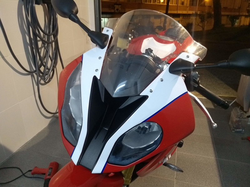 Decoração de frontal - BMW S1000 RR - 2015 a 2018